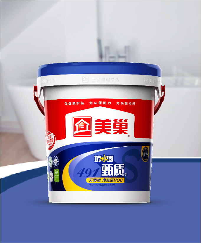 坊水固甄質(zhì)FSG491JV無(wú)添加凈味低VOC藍(lán)色柔性防水漿料